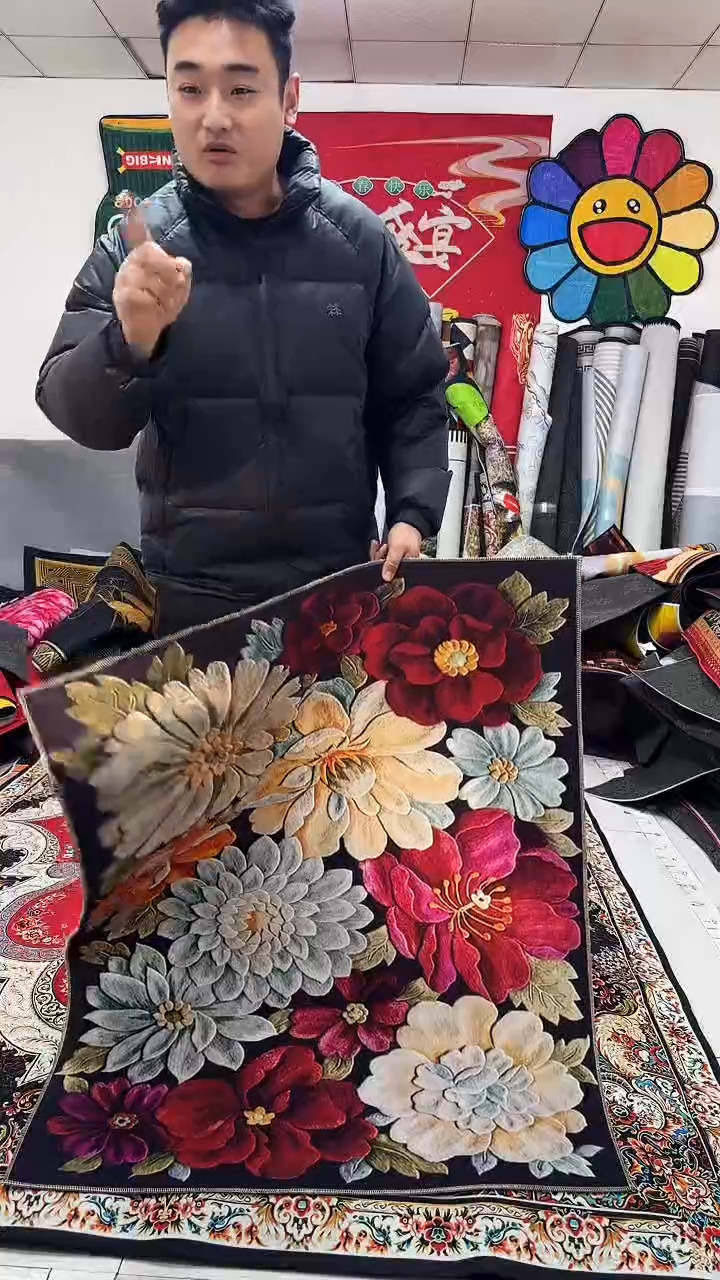 棉麻绒015   100*120（全新