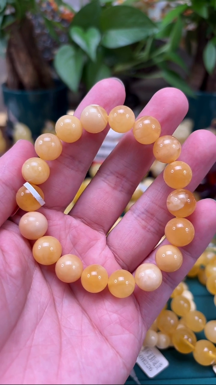 手链蜜蜡未镶嵌p8 精品俄料蜜蜡单圈 14.77克 11+mm