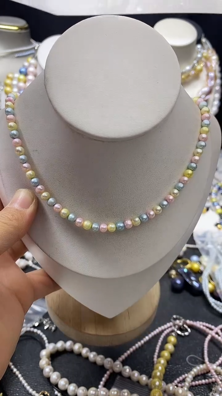 颈饰未镶嵌淡水珍珠多人