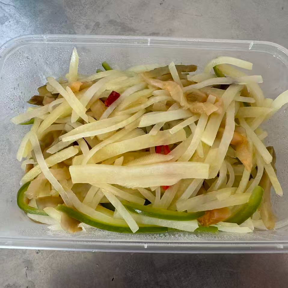 青椒榨菜土豆丝