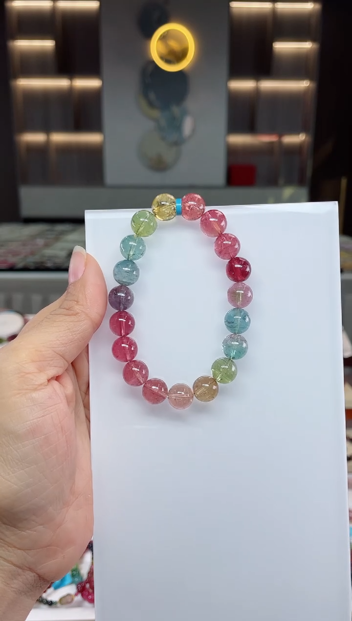 【闪购商品】碧玺单圈手串未镶嵌（多样性发一条）Q