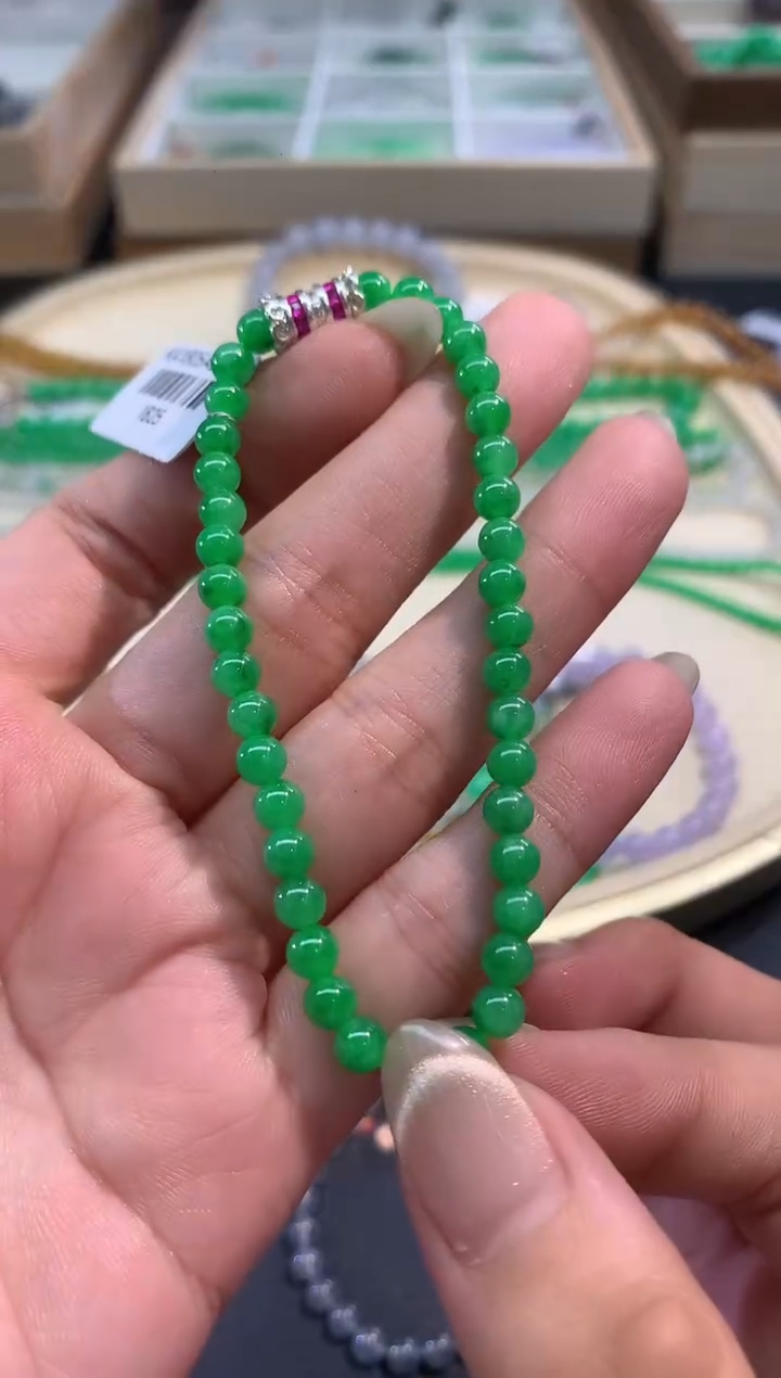 未镶嵌手串翡翠E309|多样性发货一件|19800