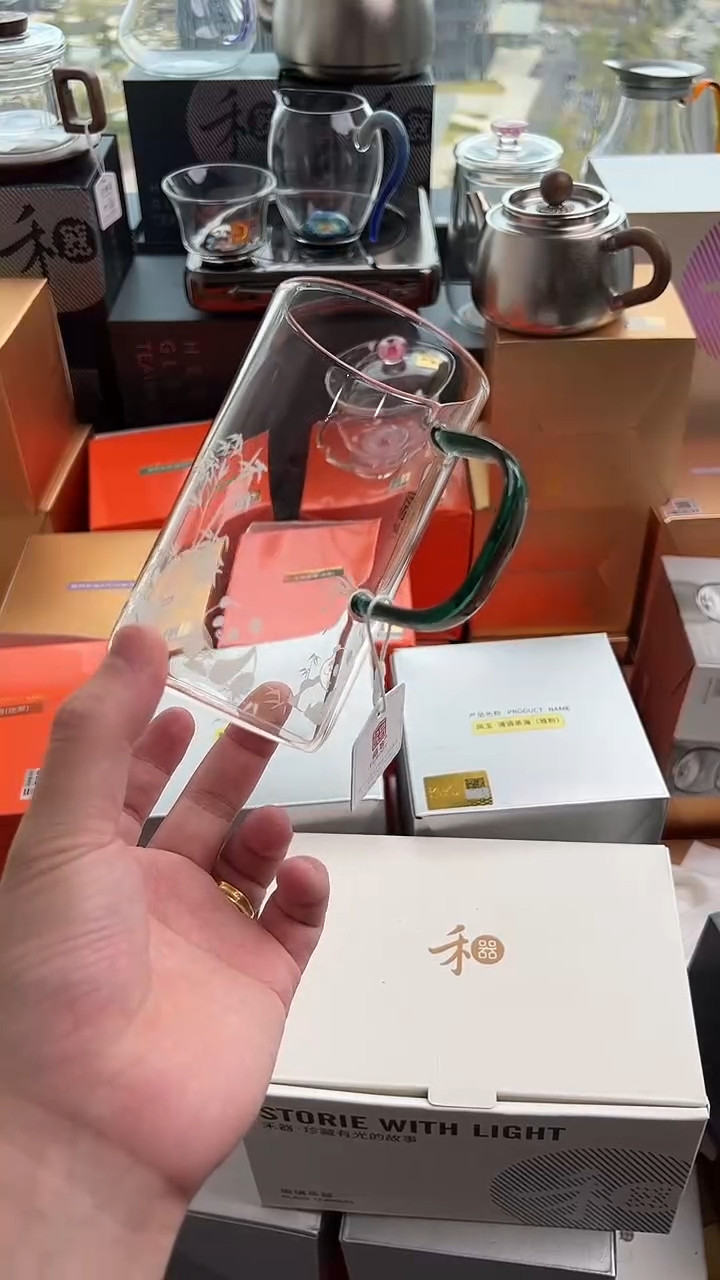 @@福容绿茶杯熊猫墨绿