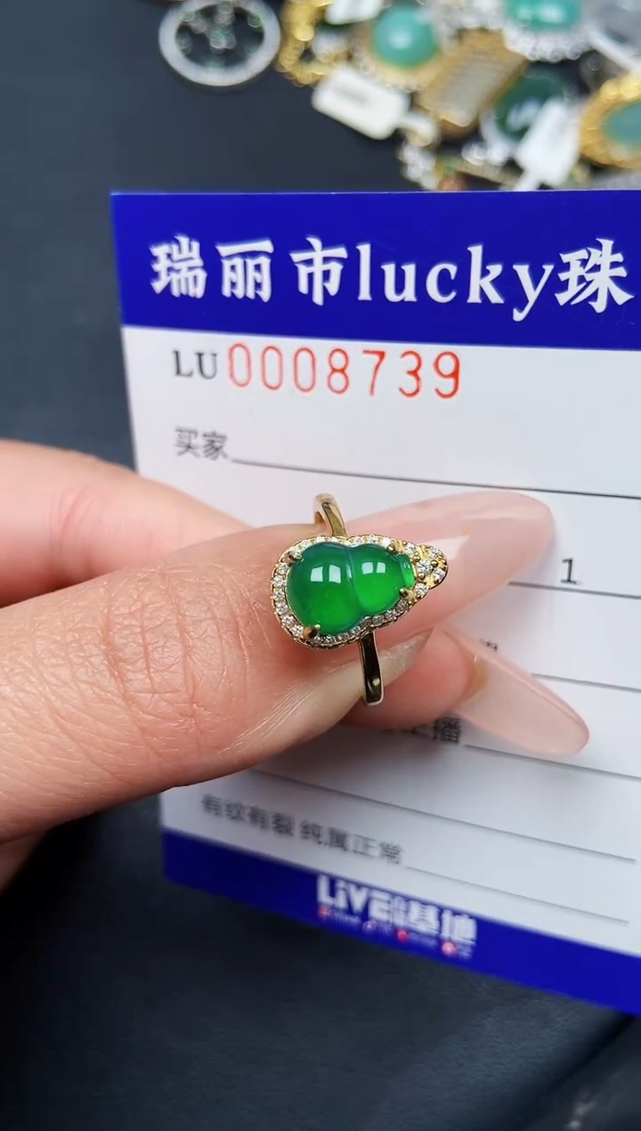 【闪购商品】翡翠颈饰银S925镶嵌8739