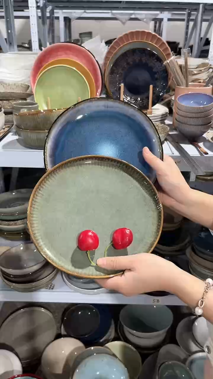 【闪购商品】瓷片外贸尾货瑕疵满20包邮X2 小盘组合