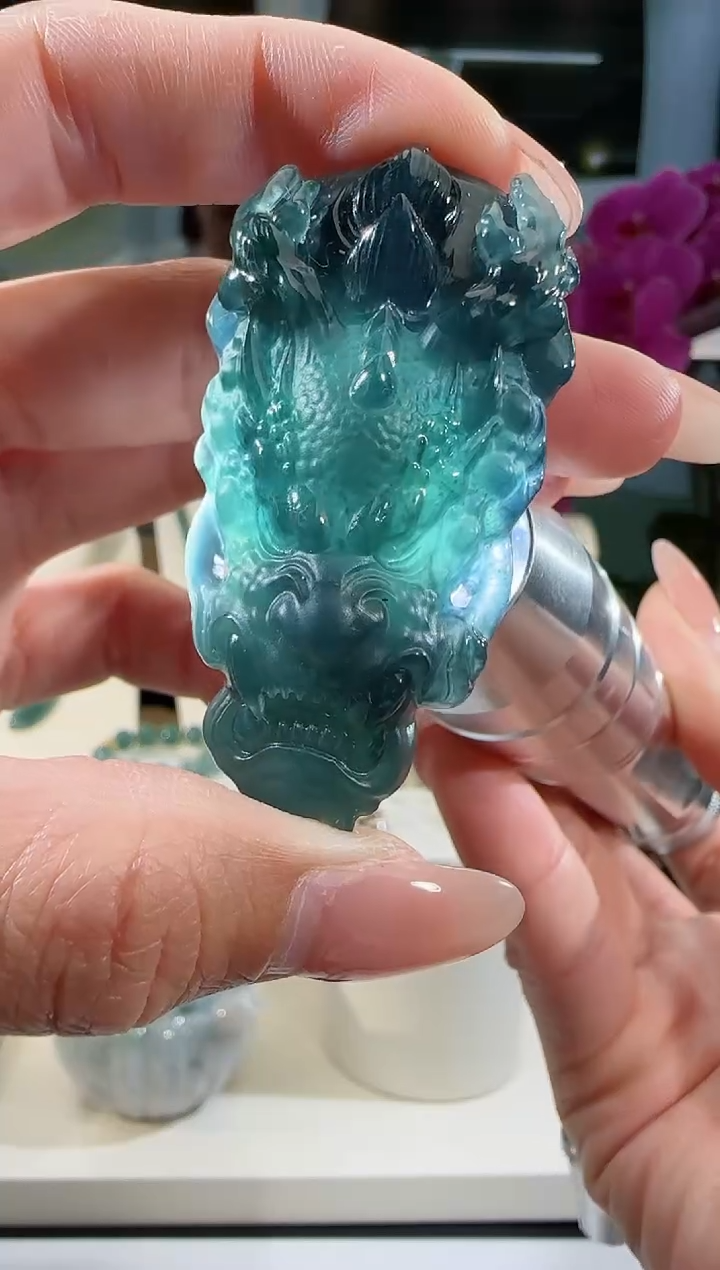 【闪购商品】翡翠吊坠(不含链)未镶嵌龙头