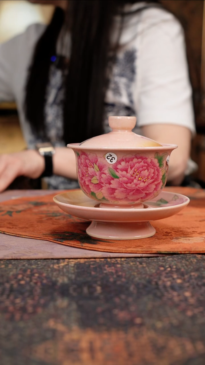 杯景德镇陶瓷杯碗柴烧多人