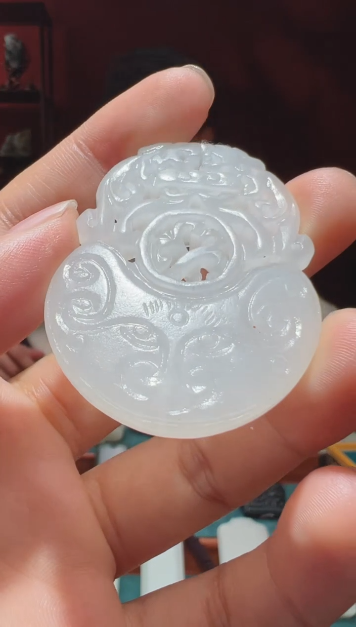 【闪购商品】和田玉吊坠(不含链)未镶嵌1