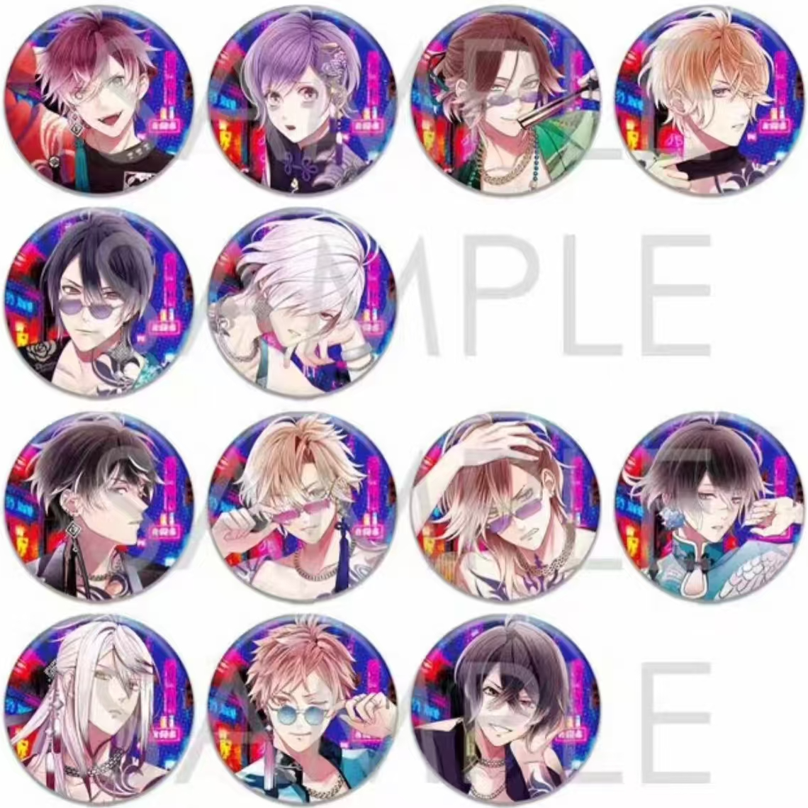 新【现货】魔鬼恋人不夜城VILLANS 吧唧【盲盒代拆】