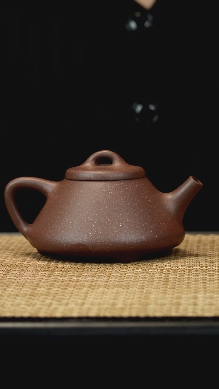 【闪购商品】紫砂茶壶天青子冶石瓢190c