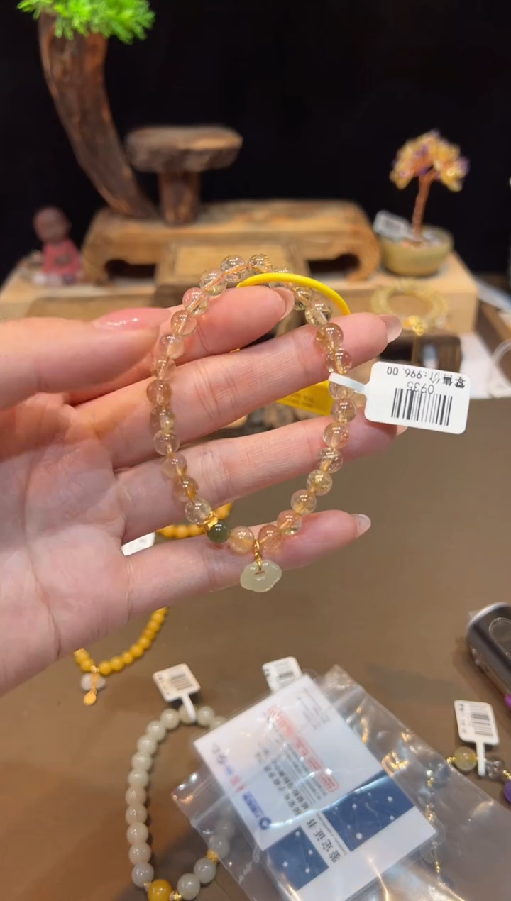 水晶手链未镶嵌手饰@@0935