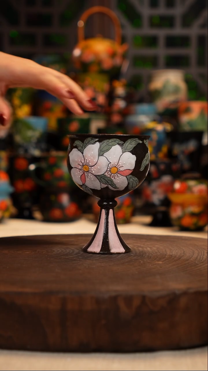 油画  手绘  釉下彩