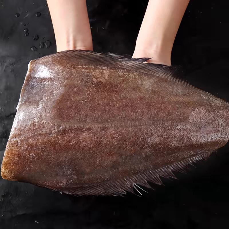 《真鲽鱼身段》 无大冰衣 鲜度好 清蒸 熬着吃 2块装 天津发货