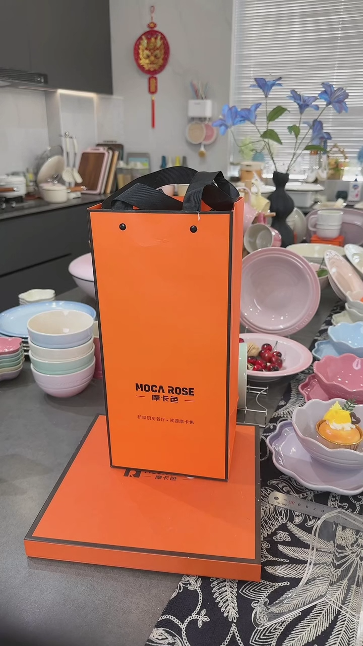 【闪购商品】瓷【春日之约】樱花粉+尼罗蓝对杯礼盒