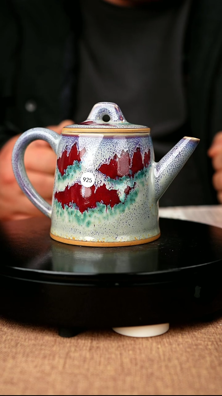 【闪购商品】925#国工一级品原矿钧瓷炉钧釉一统江山