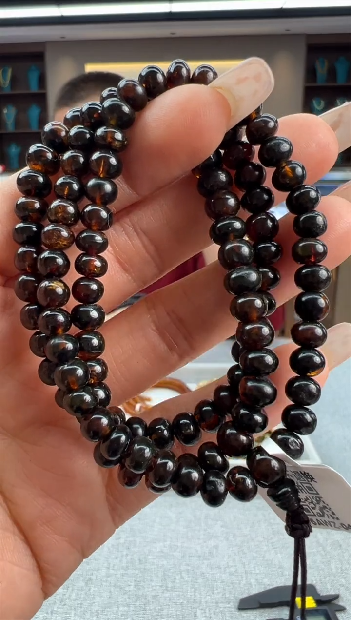 【闪购商品】琥珀颈饰未镶嵌62秒拍号