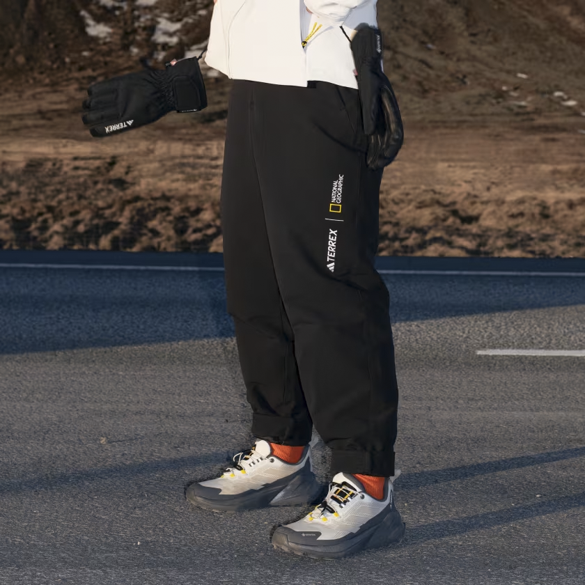 Adidas阿迪达斯TERREX女子国家地理联名抗风拒水长裤软壳裤JI8336