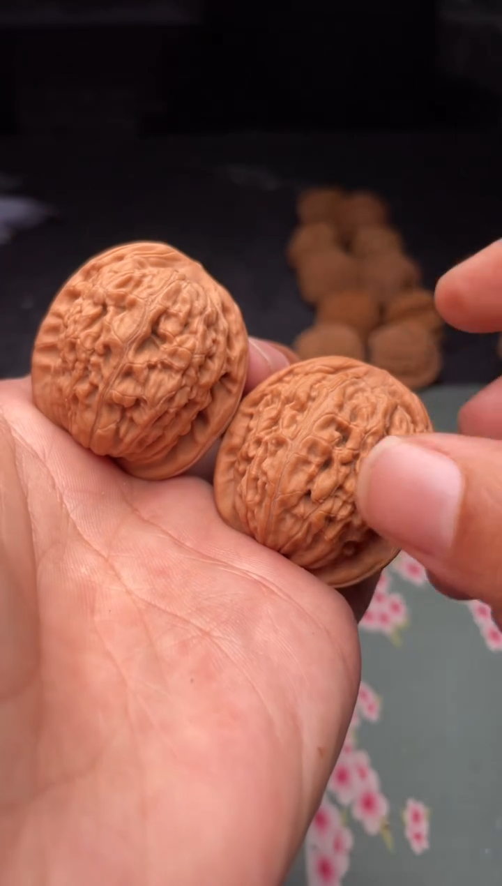 把件文玩核桃a143  莲花 36尺