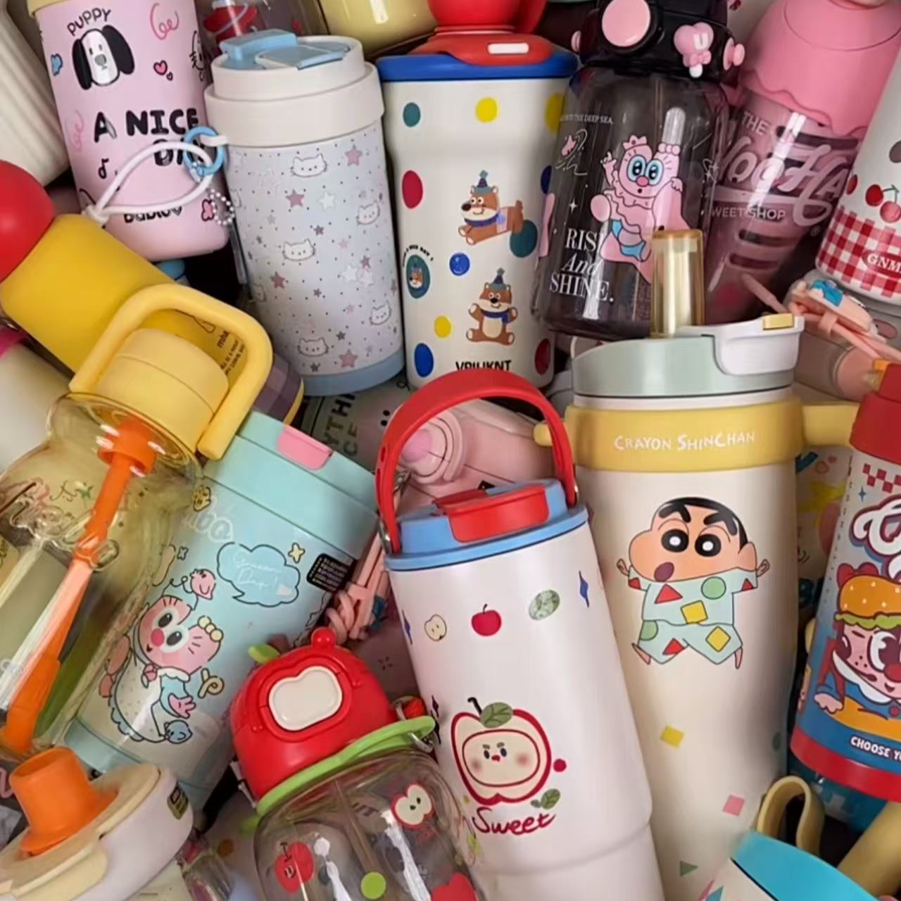 【周周7】孤品高货-捡漏品牌保温杯家用车载浮力可爱简约杯子便携