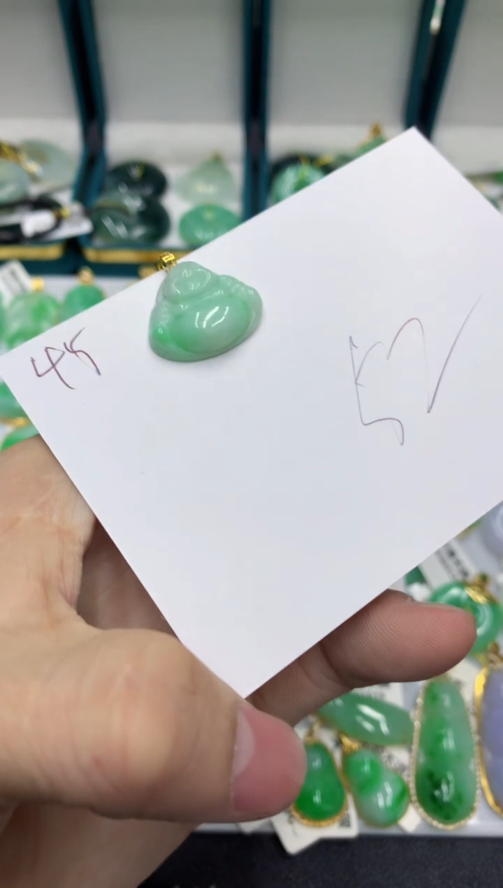 【闪购商品】翡翠颈饰18K金镶嵌号链接11111111111