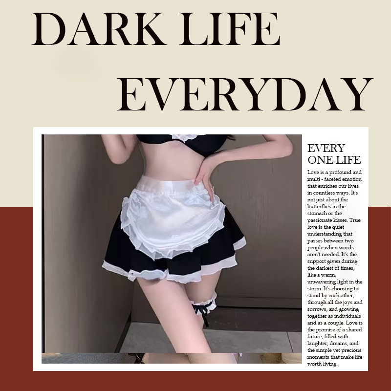 性感拼色居家服短裙蕾丝套装睡衣居家服