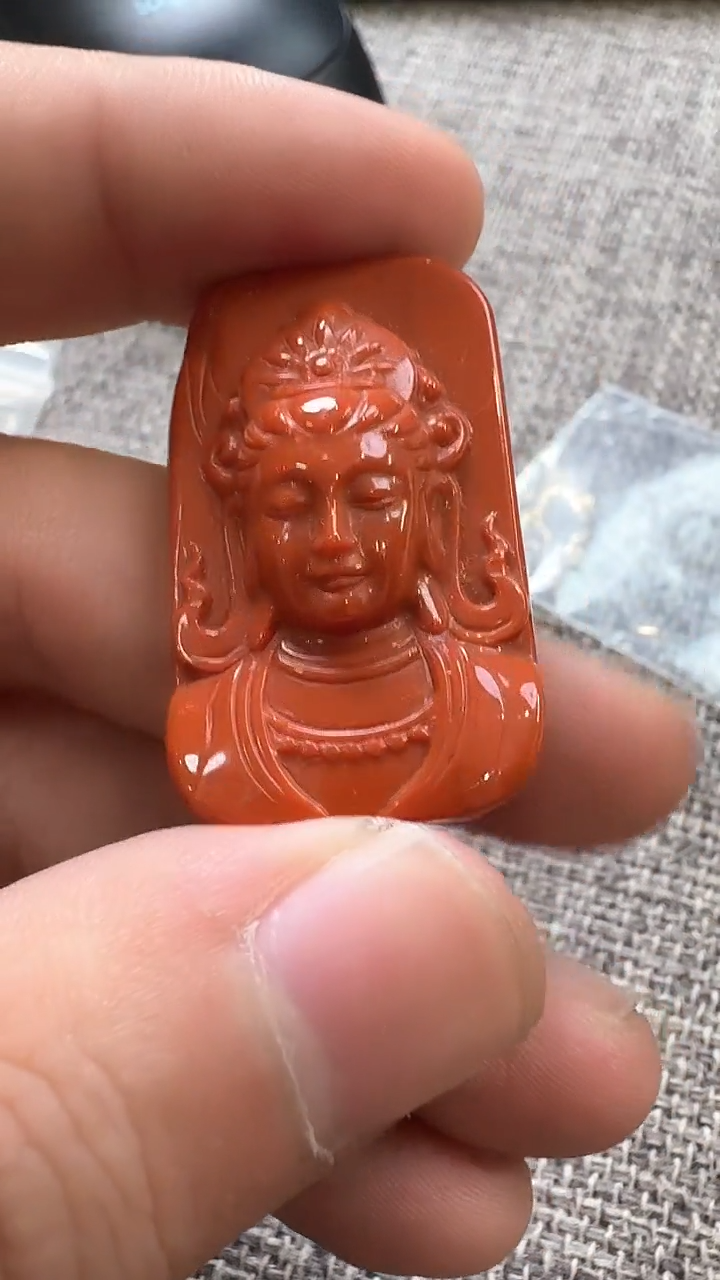【闪购商品】南红玛瑙挂件未镶嵌XQC0119-03