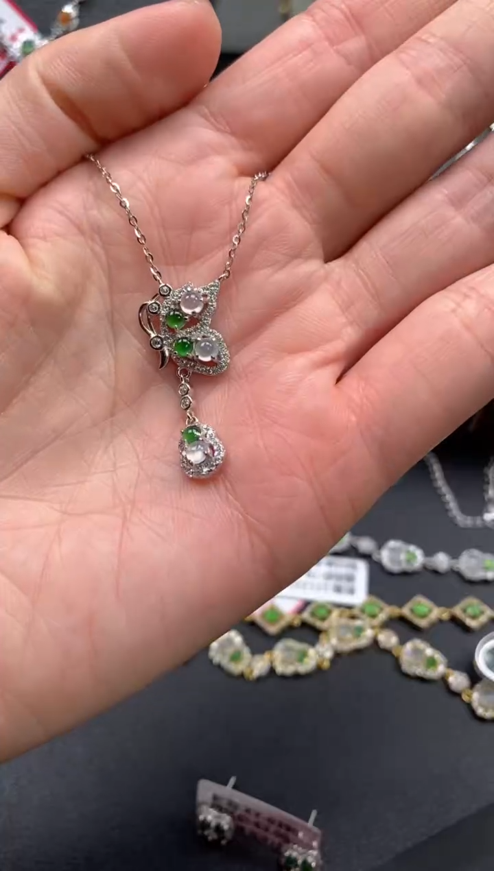 【闪购商品】翡翠戒指银S925镶嵌11111--1