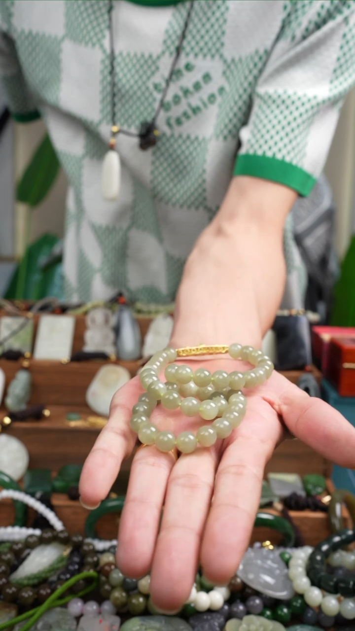 和田玉未镶嵌项链和田玉项链