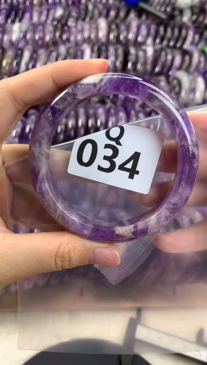 【闪购商品】水晶水晶手镯Q未镶嵌034-59