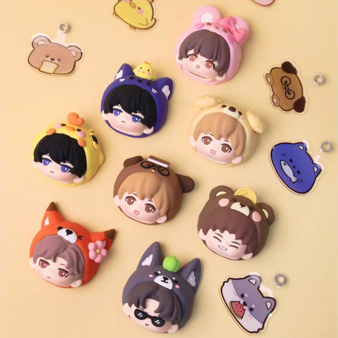 【拆盒】正版盗墓笔记麦乐微美动物Party系列挂绳盲盒（代拆）