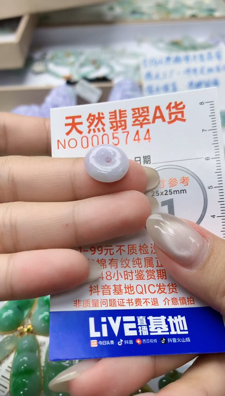 颈饰未镶嵌翡翠天然翡翠A货