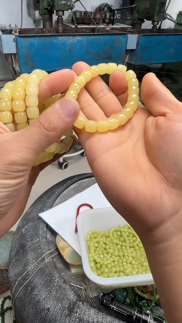 蜂蜜水卡10直切珠串