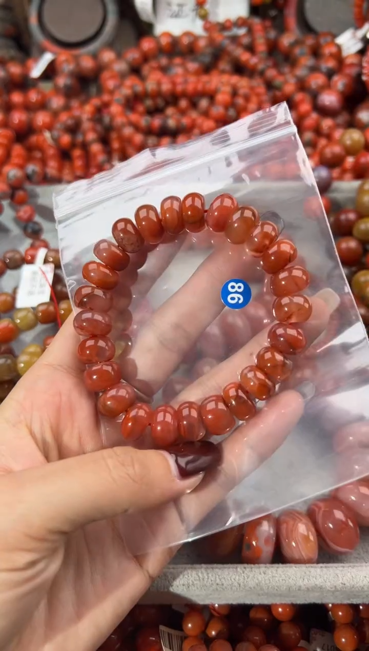未镶嵌手串南红玛瑙12+