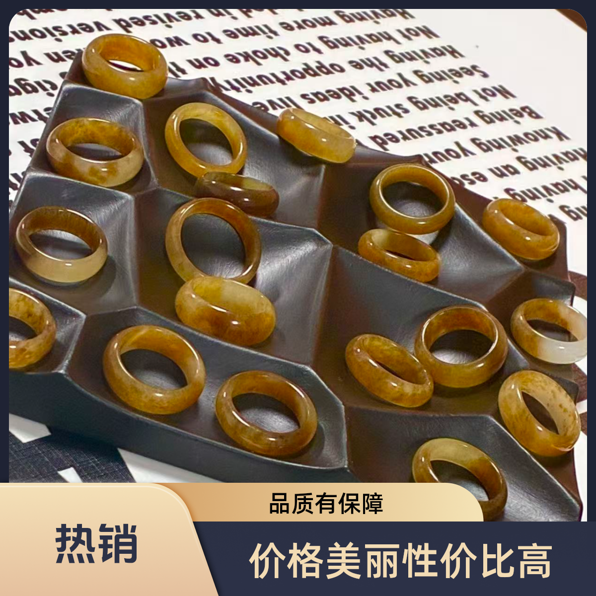 郑姐直播专用 和田玉戒圈新中式玉石饰品玉戒指环小众优雅