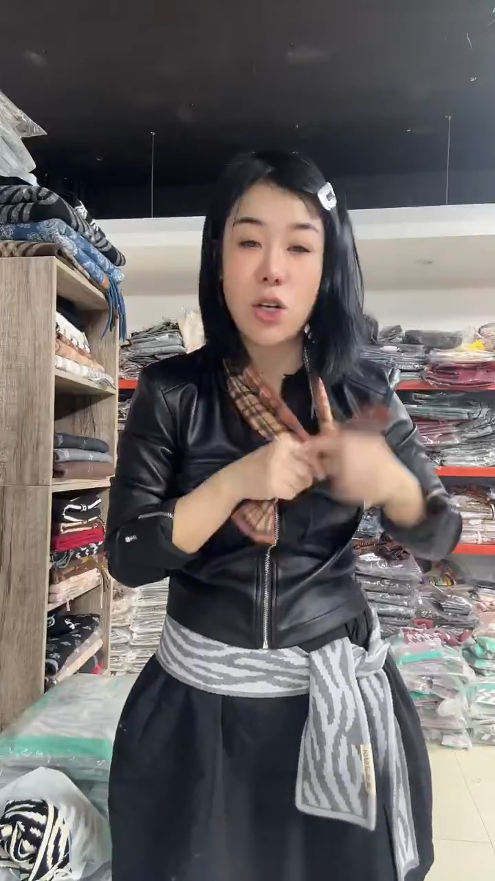 亚麻芳姐围巾福利081