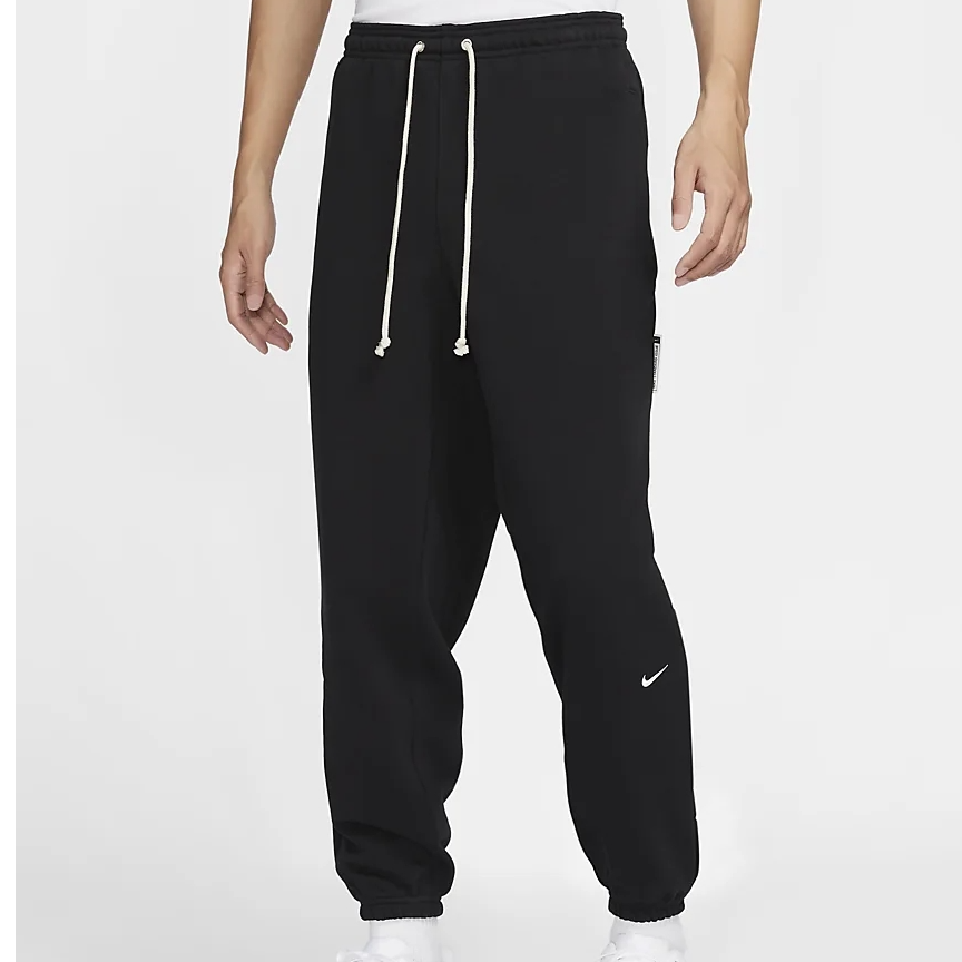NIKE/耐克Dri-FIT男子宽松秋季新款抽绳休闲黑色长裤 FZ0225010