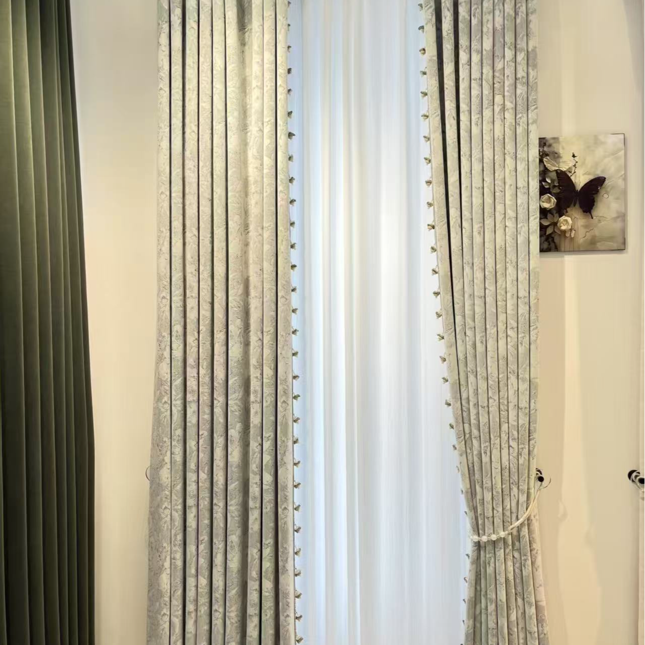 【普罗旺斯色织提花】正品门店定制窗帘样本