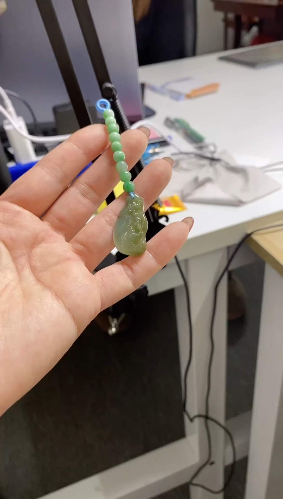 【闪购商品】翡翠颈饰未镶嵌天然缅甸翡翠A货随型挂件