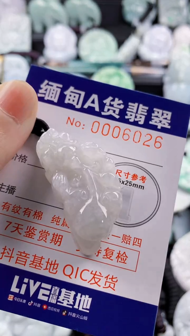 【闪购商品】翡翠吊坠(不含链)未镶嵌1
