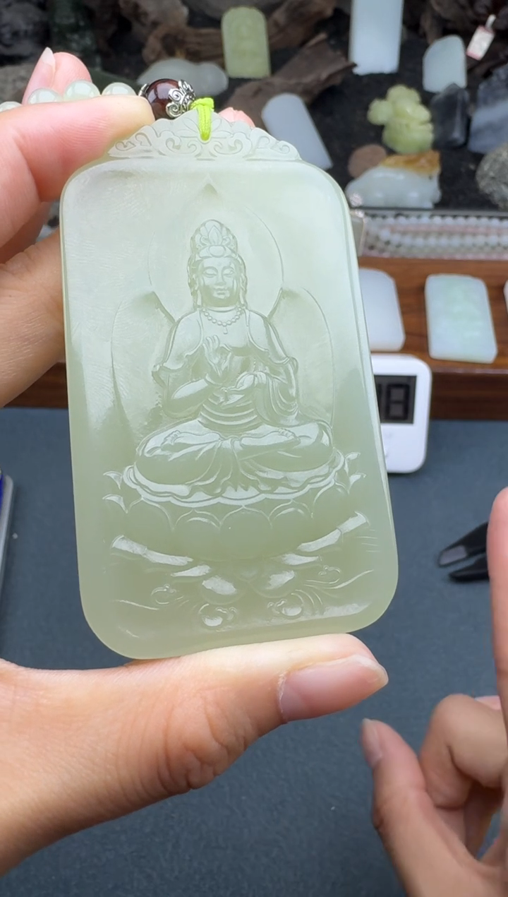 和田玉未镶嵌颈饰5