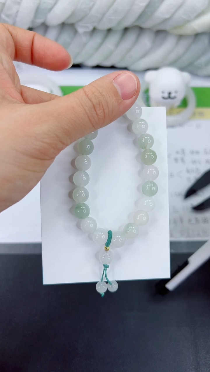 【闪购商品】石英质玉手镯未镶嵌999手串