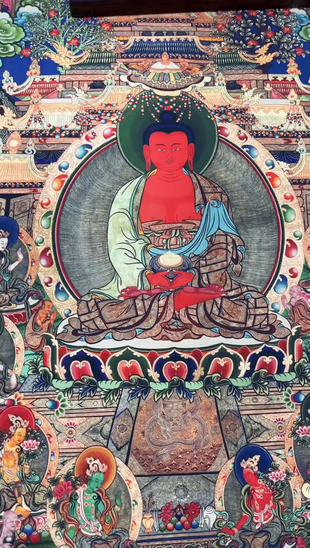 卷轴画老三的唐卡tk16