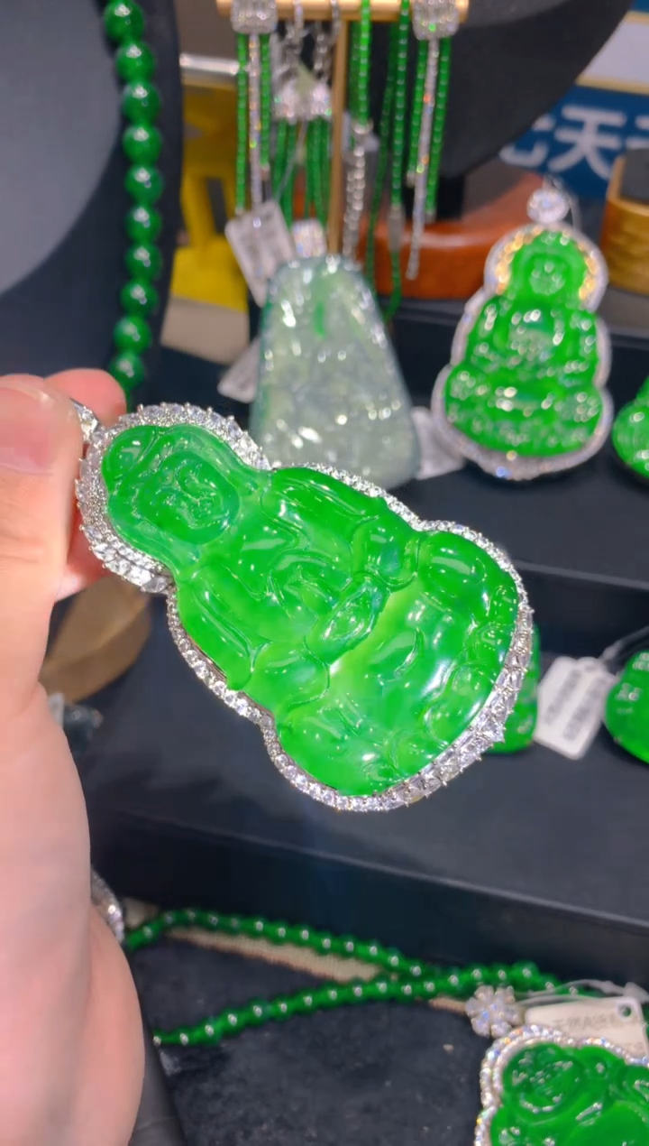 【闪购商品】翡翠颈饰银S925镶嵌745一季