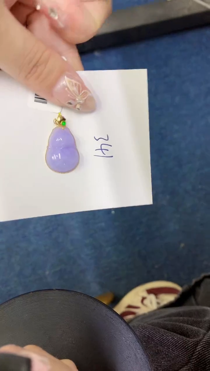 【闪购商品】翡翠颈饰18K金镶嵌000000000000