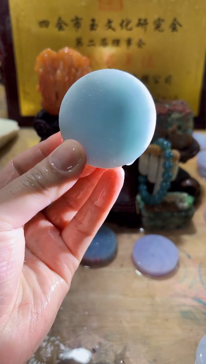 未镶嵌挂件翡翠A货常星7289