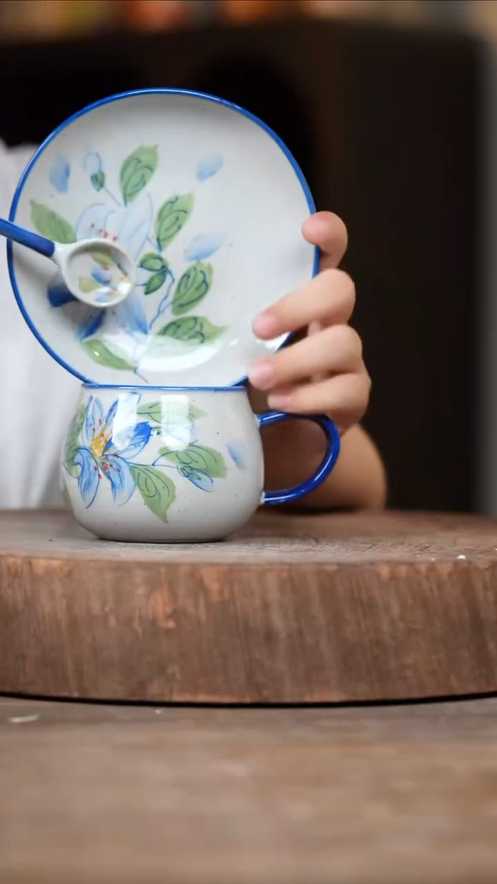 瓷片景德镇高温釉下彩（食品级）