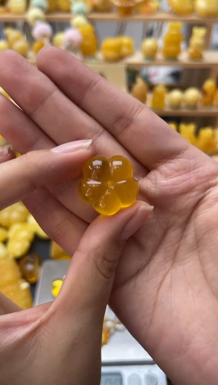 琥珀未镶嵌珠宝奇石064琥珀蜜蜡微瑕