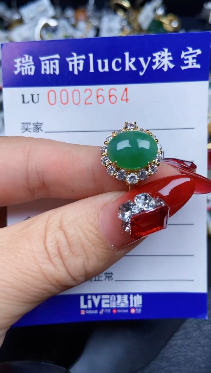【闪购商品】翡翠颈饰银S925镶嵌2664