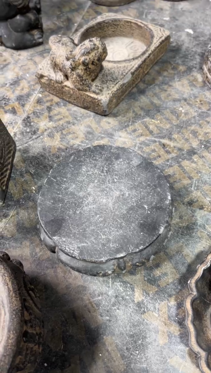 陶土【火山泥】金箍坛底座