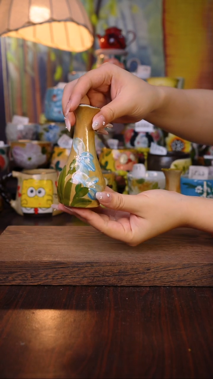 摆件泥垚手作 景德镇手工手绘陶瓷器物